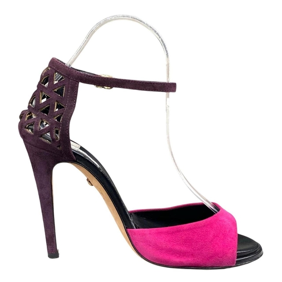 Diane Von Furstenberg Shoes - Diane von Furstenberg Pink and Purple Women's Heels